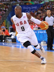 BEIJING - AUGUST 10: China v USA at the 2008 Beijing Summer Olympics on August 10, 2008 at the Beijing Olympic Basketball Gymnasium in Beijing, China. NOTE TO USER: User expressly acknowledges and agrees that, by downloading and/or using this Photograph, user is consenting to the terms and conditions of the Getty Images License Agreement. Mandatory Copyright Notice: Copyright 2008 NBAE (Photo by Jesse D. Garrabrant/NBAE via Getty Images) *** Local Caption ***
