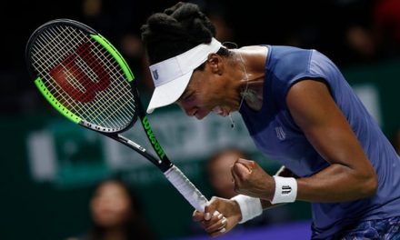 Venus Williams, 49 Singles Titles Winner, 7 Time Grand Slam Singles Winner, Sinks Garbiñe Muguruza At WTA Finals
