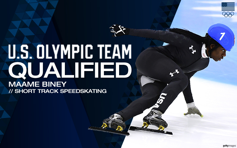 Maame Biney Becomes First African Woman From Ghana To Make U.S. Olympic Speedskating Team