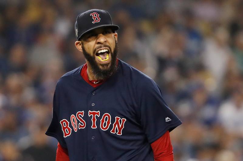 FUTURE MLB HALL OF FAME PITCHER, DAVID PRICE, POWERS THER BOSTON RED SOX TO THE 2018 WORLD SERIES TITLE OVER THE LOS ANGELES DODGERS, WITH A MAGNIFICENT DISPLAY OF PITCHING TO WIN THE WORLD SERIES