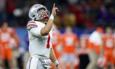 Justin Fields’ (MYBOYSAY’S NO#1 QUARTERBACK DRAFT PICK FAVORITE),  jaw-dropping workout gives the “jacksonville jaguars”, who has the no#1 pick, something to think about