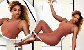 Serena Williams, “THE GOAT OF TENNIS”, “ON AND OFF THE COURT”, shows off her strength as she impressively dangles from an aerial hoop in a skintight bodysuit