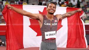 Canada’s Andre de Grasse stuns Noah Lyles to win men’s 200m | Tokyo Olympics |,   Canada’s Andre de Grasse Takes Olympic Gold in Men’s 200 Meters, Americans Kenny Bednarek and Noah Lyles get on the podium, with teenage prodigy Erriyon Knight finishing fourth