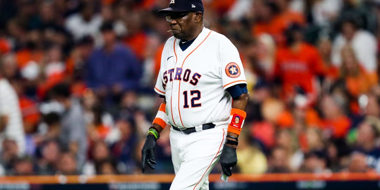 Astros Manager Dusty Baker recognized by Baseball America after post-scandal World Series berth